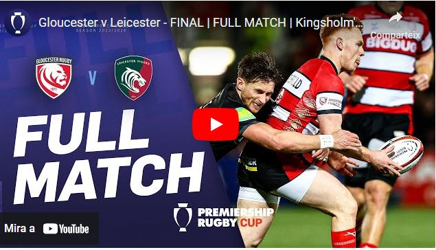 Gloucester v Leicester – FINAL – FULL MATCH – Premiership Cup 2023/24